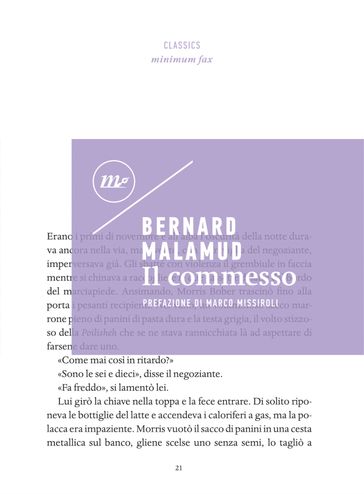 Il commesso - Bernard Malamud