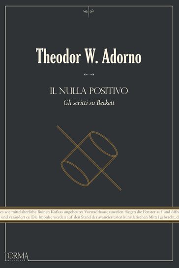 Il nulla positivo - Theodor W. Adorno