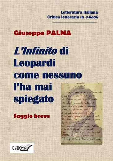 L'Infinito di Leopardi come nessuno l'ha mai spiegato - Giuseppe Palma