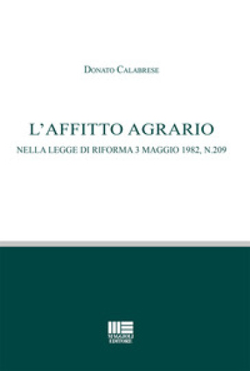 L'affitto agrario - Donato Calabrese