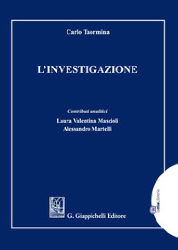 L'investigazione - Carlo Taormina