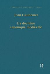 La doctrine canonique médiéval