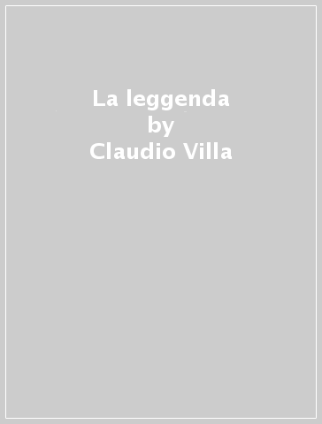 La leggenda - Claudio Villa