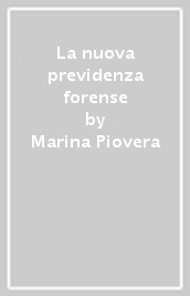 La nuova previdenza forense