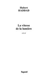 La vitesse de la lumière