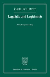 Legalitat und Legitimitat.