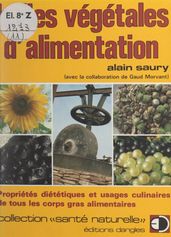 Les huiles végétales d alimentation