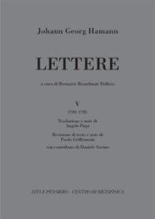 Lettere. Vol. 5: (1783-1785)