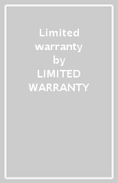 Limited warranty