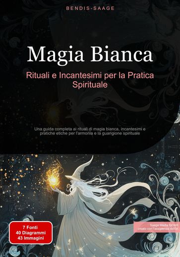 Magia Bianca: Rituali e Incantesimi per la Pratica Spirituale - Bendis A. I. Saage - Italiano