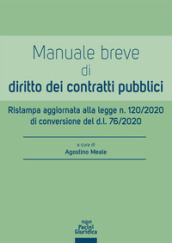 Manuale breve di diritto dei contratti pubblici