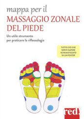 Mappa per il massaggio zonale del piede. Un utile strumento per praticare la reflessologia