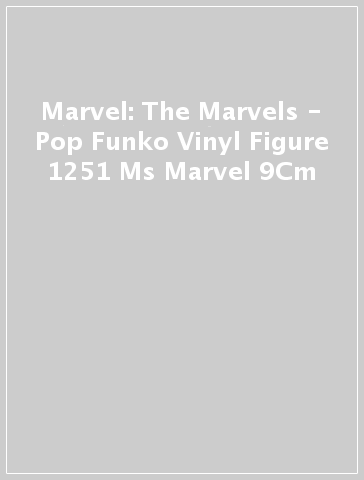 Marvel: The Marvels - Pop Funko Vinyl Figure 1251 Ms Marvel 9Cm