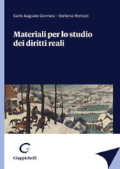 Materiali per lo studio dei diritti reali