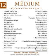 Médium n°12, juillet-septembre 2007