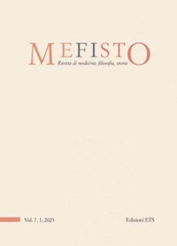 Mefisto. Rivista di medicina, filosofia, storia (2023). Vol. 1