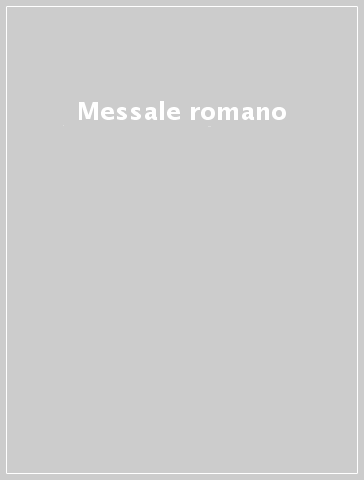 Messale romano