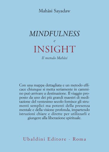 Mindfullness e insight - Mahasi Sayadaw