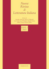 Nuova rivista di letteratura italiana (2023). Vol. 1