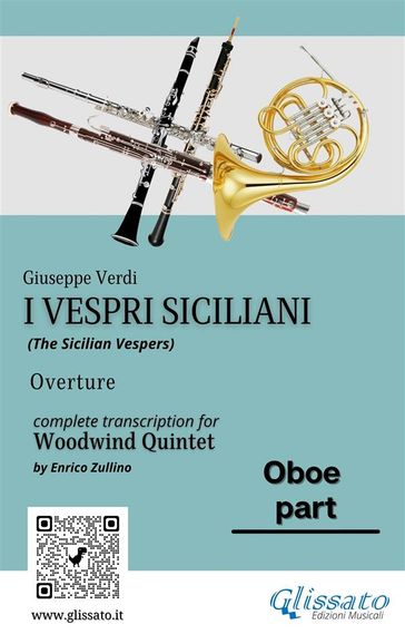 Oboe part of "I Vespri Siciliani" - Woodwind Quintet - Giuseppe Verdi - a cura di Enrico Zullino