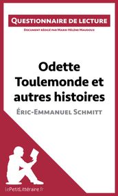 Odette Toulemonde et autres histoires d Éric-Emmanuel Schmitt