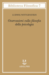 Osservazioni sulla filosofia della psicologia