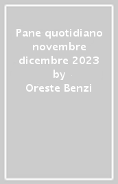 Pane quotidiano novembre dicembre 2023