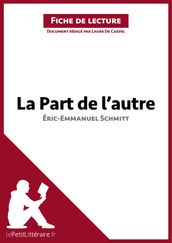 La Part de l autre d Éric-Emmanuel Schmitt (Fiche de lecture)