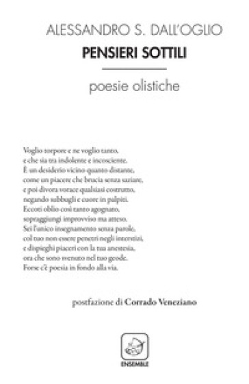 Pensieri sottili. Poesie olistiche - Lorenzo Molino