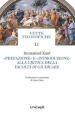 «Prefazione» e «Introduzione» alla critica della facoltà di giudicare