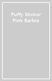 Puffy Sticker Pink Barbie