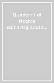 Quaderni di ricerca sull artigianato (2025). Vol. 3