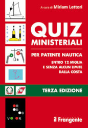 Quiz ministeriali per patente nautica entro 12 miglia e senza alcun limite dalla costa