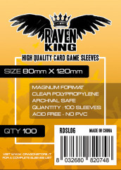 RAVEN KING - Bustine Protettive 80x120mm