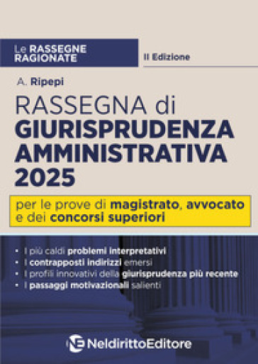 Rassegna ragionata di diritto amministrativo 2025 - A. Ripepi