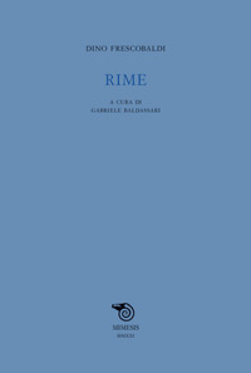 Rime - Dino Frescobaldi