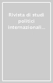 Rivista di studi politici internazionali (2025). Vol. 2