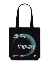 Shopper nera con logo azzurro 23Â° Triennale