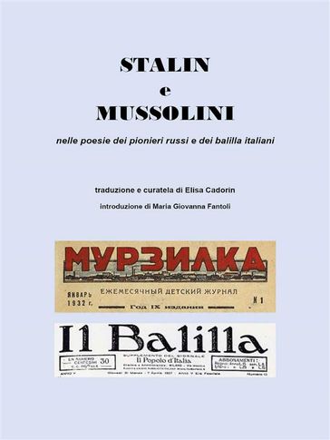 Stalin e Mussolini nelle poesie dei pionieri russi e dei balilla italiani - Elisa Cadorin