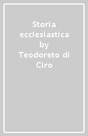 Storia ecclesiastica