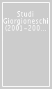 Studi Giorgioneschi (2001-2002). Eresie e censure