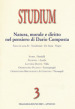 Studium (2015). Vol. 3: Natura, morale, diritto nel pensiero di Dario Composta