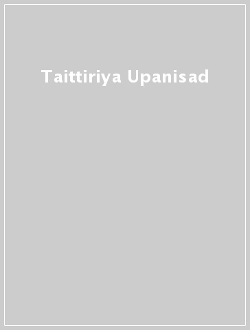 Taittiriya Upanisad