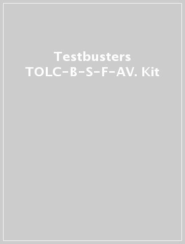 Testbusters TOLC-B-S-F-AV. Kit