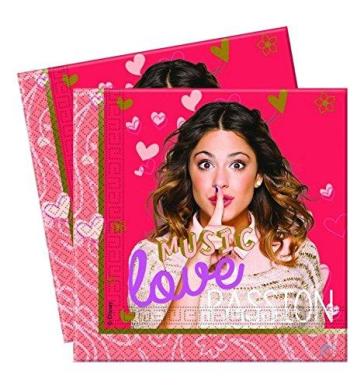 Violetta - Set 20 Tovaglioli Di Carta