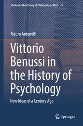 Vittorio Benussi in the History of Psychology