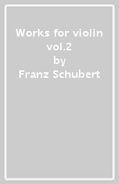 Works for violin vol.2