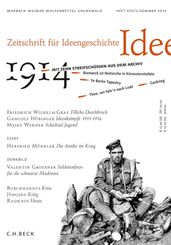 Zeitschrift fur Ideengeschichte Heft VIII/2 Sommer 2014