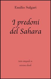 I predoni del Sahara di Emilio Salgari in ebook