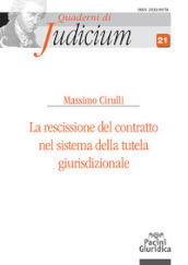 La rescissione del contratto nel sistema della tutela giurisdizionale